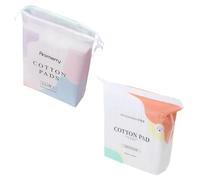 Algodón (222 piezas) de algodón real para maquillaje suave en la cara almohadillas desmaquillantes para belleza facial