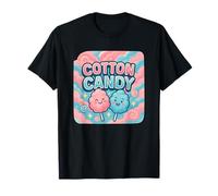 Algodón de azúcar Rosa y Azul en un Palo flotando en Las Nubes Camiseta