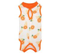 Algodón Gato recuperación Traje Transpirable protección de heridas Gatito Ropa Post cirugía ansiedad Alivio (Metro)