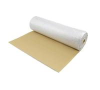 Algodón Insonorizado Motor Silenciador fibra aluminio 6 mm espesor, aislamiento acústico algodón para coche, tapete amortiguación a prueba golpes(6mmx200cmx50cm)