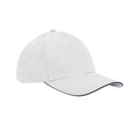 Algodón Orgánico Contraste Sandwich Peak Gorra Béisbol Beechfield Earthaware