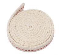 Algodón plano de 1 m de longitud para linternas de aceite, lámparas retro, combustible de parafina, 2,5 cm de ancho (ancho 1,1 cm)