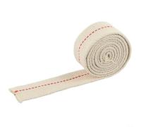 Algodón sin humo de 1 m para linternas de parafina y quemadores de antorchas de jardín, cordón de algodón puro, velas de bricolaje de 2 cm de ancho (2 cm x 1 m)