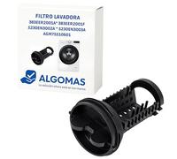 ALGOMAS® Filtro Lavadora compatible con LG | Repuesto Desagüe 383EER2001A, 383EER2001F, 5230EN3002A, 5230EN3003A, AGM75510601 | Ayuda a Evitar Atascos y Malos Olores