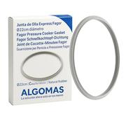 ALGOMAS® Junta de Olla Express Fagor | Ø22cm diámetro - Caucho natural | FAG-009 | Desmoldadas a mano | Goma Olla Express Fagor (1 Unidad)