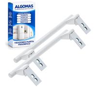 ALGOMAS Pack 2 Tiradores Puerta Frigorífico Compatibles con Liebherr | 7430670 7432602 7430134 9097210 743067000 743260200 743013400 | Manillas de Repuesto 31,2 cm | Distancia entre Anclajes 24,3 cm