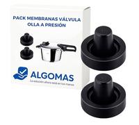 ALGOMAS® Pack de 2 Membranas para Válvulas de Ollas Fissler | Modelos Vitavit Premium y Confort | Repuesto de Sustitución Válvula Olla a Presión | Control de Vapor Seguro | Instalación Rápida