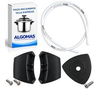 ALGOMAS® Recambios Compatibles con Magefesa Clásica | Pack Repuestos para Olla Magefesa | Incluye Pomo, 2 Asas, Tornillos y Junta de Goma 92cm | Registro Sanitario 39.01.773/VI