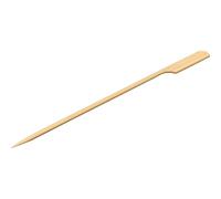 ALGON | 120 Pinchos Desechables de Bambú Biodegradables y Resistentes - Pinchos Desechables 180 mm Ideales para Brochetas, Aperitivos, BBQ, Cócteles y Eventos