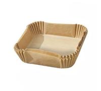 ALGON | 20 Bases Papel Airfryer Cuadrado 24 cm - Papel Freidora Aire Antiadherente, Resistente a la Grasa y Altas Temperaturas - Papel Airfryer para Freidora Fácil de Usar