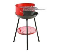 Algon | Barbacoa de Carbón Redonda 35cm con Refuerzo Resistente y Duradero - Parrilla Zincada Patas Estables y Diseño Funcional Fabricada en España Cumple Normativa de Seguridad CE