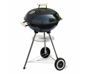 Algon | Barbacoa de Carbón Redonda 45cm con Refuerzo Resistente y Duradero - Parrilla Zincada Patas Estables y Diseño Funcional Fabricada en España Cumple Normativa de Seguridad CE