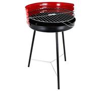 Algon - Barbacoa de Carbón Redonda con Refuerzo Resistente y Duradero. Parrilla Zincada Ideal Para Exterior. Barbacoas de carbon con Patas. Diametro 42 cm