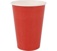 Algon | Set de 100 vasos de cartón desechables - Vasos cartón Tamaño 220CC Resistentes y ecológicos, ideales para bebidas frías y calientes