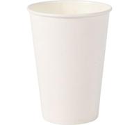 Algon | Set de 100 vasos de cartón desechables - Vasos cartón Tamaño 220CC Resistentes y ecológicos, ideales para bebidas frías y calientes