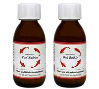 algova Bacterias del Estanque Koi-Saikin® bacterias de Filtro bacterias de ácido láctico bacterias iniciadoras para 120m³, Estanque de jardín (120 g)