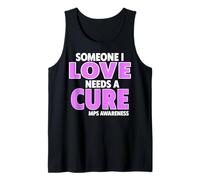 Alguien a quien Amo Necesita un día de concienciación de Mps Cure Camiseta sin Mangas