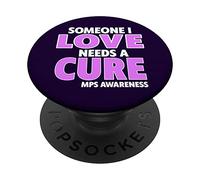 Alguien a quien Amo Necesita un día de concienciación de Mps Cure PopSockets PopGrip Adhesivo