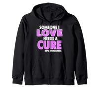 Alguien a quien Amo Necesita un día de concienciación de Mps Cure Sudadera con Capucha