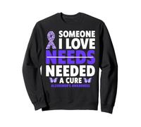 Alguien a quien Amo Necesita una Cura para la Conciencia del Alzheimer Sudadera