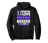 Alguien a quien Amo Necesita una Cura para la Conciencia del Alzheimer Sudadera con Capucha