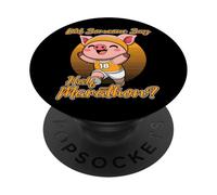Alguien dice que medio maratón es lindo corredor de cerdos PopSockets PopGrip Adhesivo