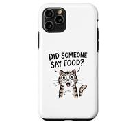 ¿Alguien Dijo Comida? Gato Divertido Amante de la Comida Carcasa para iPhone 11 Pro