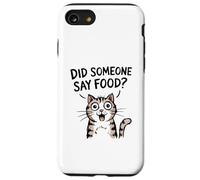 ¿Alguien Dijo Comida? Gato Divertido Amante de la Comida Carcasa para iPhone SE (2020) / 7/8