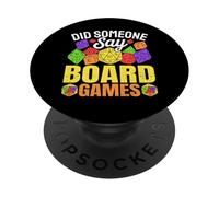 ¿Alguien Dijo Juegos de Mesa Divertido Juego Nocturno Amante PopSockets PopGrip Adhesivo