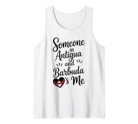 Alguien En Antigua Y Barbuda Me Ama Camiseta sin Mangas