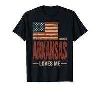 Alguien en Arkansas me ama Bandera de EE. UU Camiseta