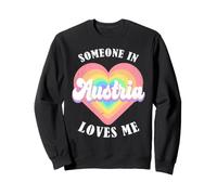 Alguien en Austria me ama Orgulloso Austriaco Austria Sudadera