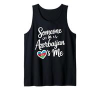 Alguien En Azerbaiyán Me Ama La Bandera del Corazón Camiseta sin Mangas