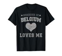 Alguien en Bélgica me ama Belga Camiseta