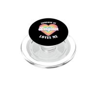 Alguien en Bélgica Me ama Orgulloso Belga Bélgica PopSockets PopGrip para MagSafe