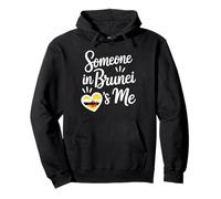 Alguien En Brunei Soy Yo Bandera De Brunei Corazón Amor Sudadera con Capucha