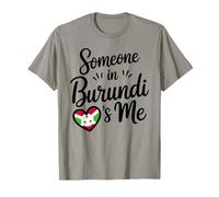 Alguien En Burundi Me Ama Familia A Larga Distancia Camiseta