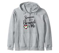 Alguien En Burundi Me Ama Familia A Larga Distancia Sudadera con Capucha