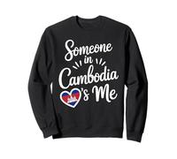 Alguien En Camboya Soy Yo Corazón Bandera Amor Sudadera