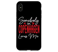 Alguien en Copenhague me ama Dinamarca Relación Coincidencia Carcasa para iPhone XS Max