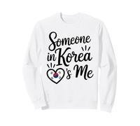 Alguien En Corea Me Ama Corazón Coreano Bandera Sudadera