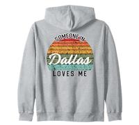 Alguien en Dallas me ama Estados Unidos Viajes Familiares Sudadera con Capucha