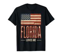 Alguien en Florida me ama Bandera de EE. UU Camiseta