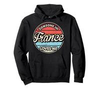 Alguien en Francia me ama Orgulloso francés Sudadera con Capucha
