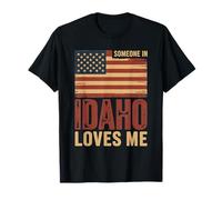 Alguien en Idaho me ama Bandera de EE. UU Camiseta