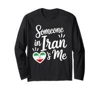 Alguien En Irán Soy Yo Bandera De Irán Corazón Amor Manga Larga