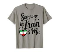 Alguien En Irán Soy Yo Corazón Bandera Amor Familia Camiseta