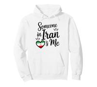 Alguien En Irán Soy Yo Corazón Bandera Amor Familia Sudadera con Capucha