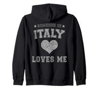 Alguien En Italia Me Ama Italiano Sudadera con Capucha