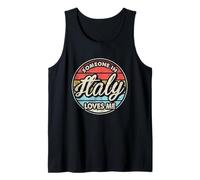 Alguien en Italia me ama Orgulloso Italiano Camiseta sin Mangas